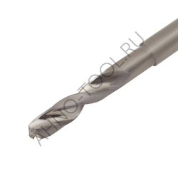 Сверло  7.5мм монолитное твердосплавное 3D без подвода СОЖ. для цвет.металлов SP-N800030750 VHM AHNO