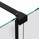 Душевая перегородка Vincea Walk-In VSW-1WSL120CGB 120 профиль черный матовый/стекло тонированное
