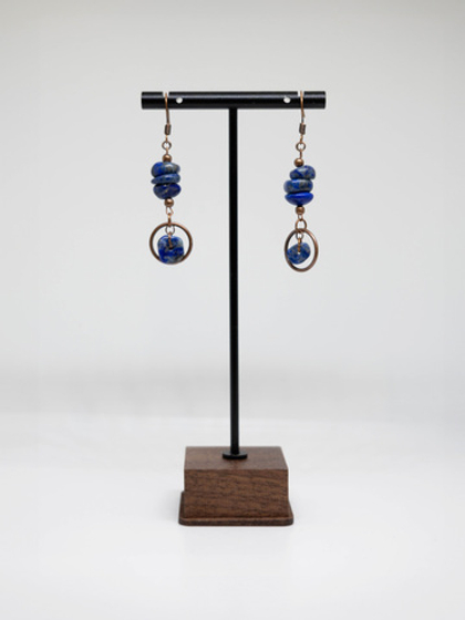 Серьги из лазурита