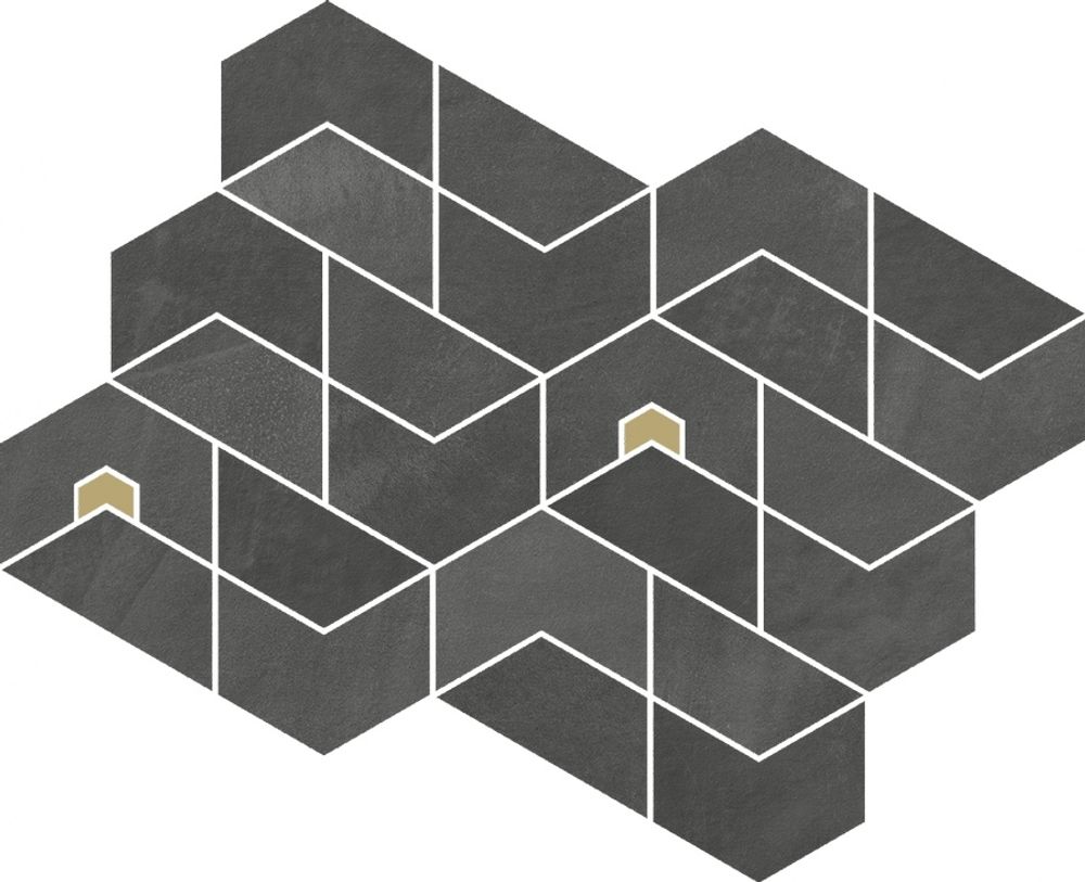 Мозаика Continuum Petrol Mosaico Jewel 31.1x38.2