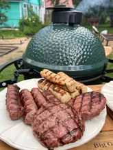 Керамический гриль Big Green Egg L Large (Большой), 46 см, на модульной подставке