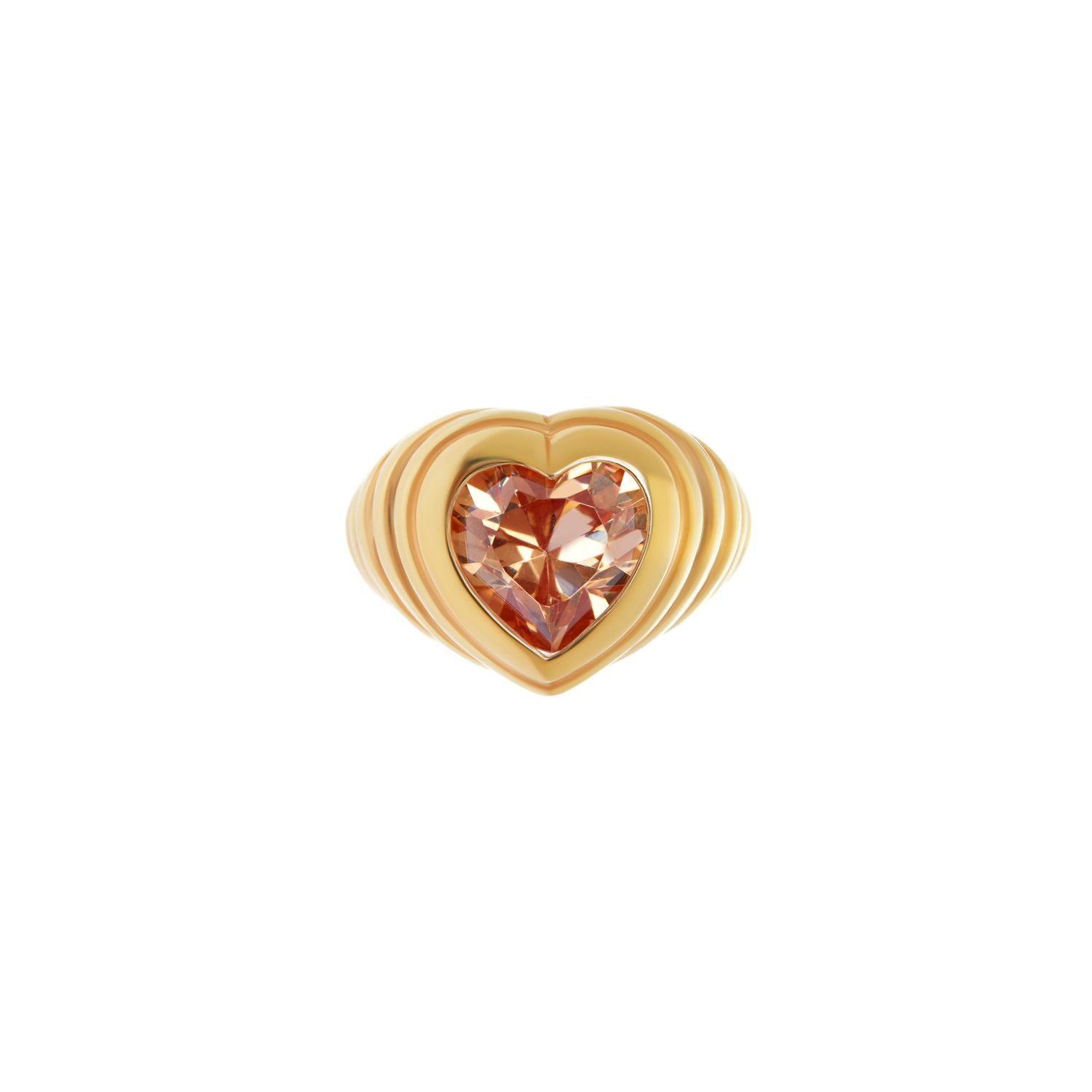 Кольцо Shiny Heart Ring – Champagne
