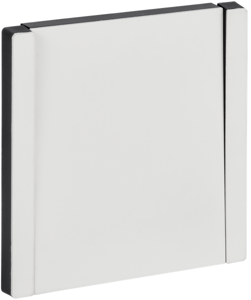 FORTE&PIANO Выключатель 1-клавишный проходной 10А FP203M металл белый IEK