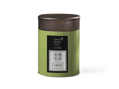 319096 Банка "Осока" размер=11,5*8,5*8,5см, жесть зеленый