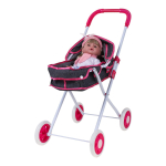 Коляска для куклы лежачая, пакет 918D-8