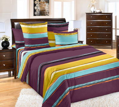 Постельное белье перкаль Евроразмер Эстер 4