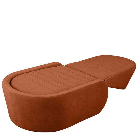 Раскладное лаунж-кресло Foldix терракотовое