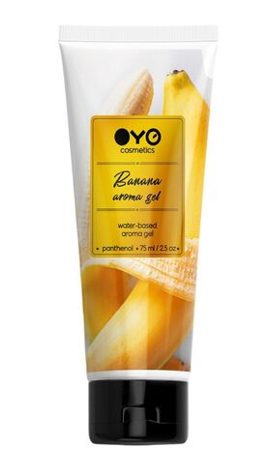 Лубрикант на водной основе OYO Aroma Gel Banana с ароматом банана - 75 мл.