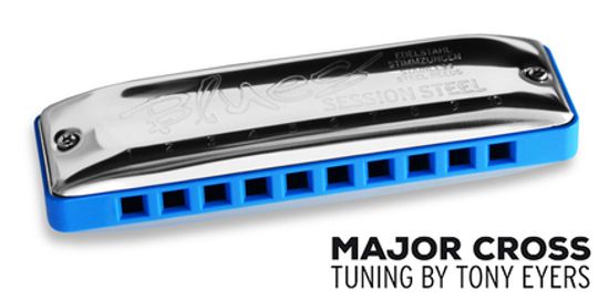 Губная гармошка Seydel Sohne Session Steel Major Cross C 10315C