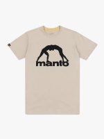 Футболка MANTO VIBE 25 бежево-чёрная
