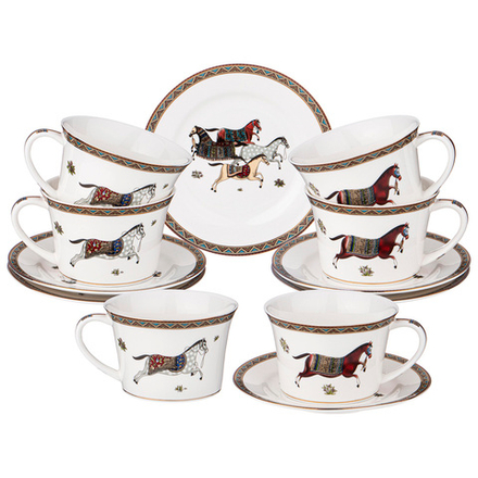 ЧАЙНЫЙ НАБОР LEFARD "PASSAGE" НА 6 ПЕР. 12 ПР. 250 МЛ (КОР=8НАБ.)