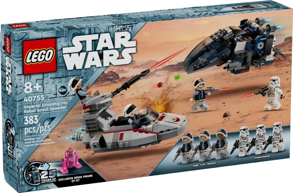 Конструктор LEGO Star Wars 40755 Имперский десантный корабль против Повстанческого разведывательного спидера