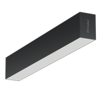 Накладной светодиодный светильник,  57.6 Ватт, 3960Lm,  3000К,  IIP20,  50х73х1000 мм,  черный
