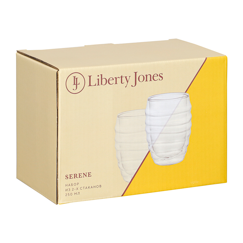 Набор из 2-х стаканов serene, 250 мл