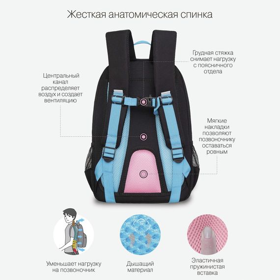 Çanta \ Bag \ RG-364-2 Рюкзак школьный (/3 синий)