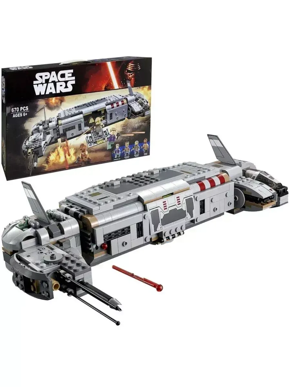 Конструктор Военный транспорт Сопротивления 670 дет