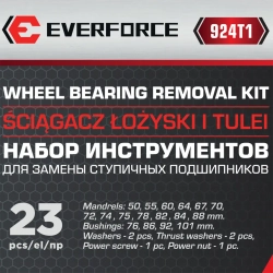 Набор инструментов для замены ступичных подшипников 23пр. EVERFORCE EF-924T1