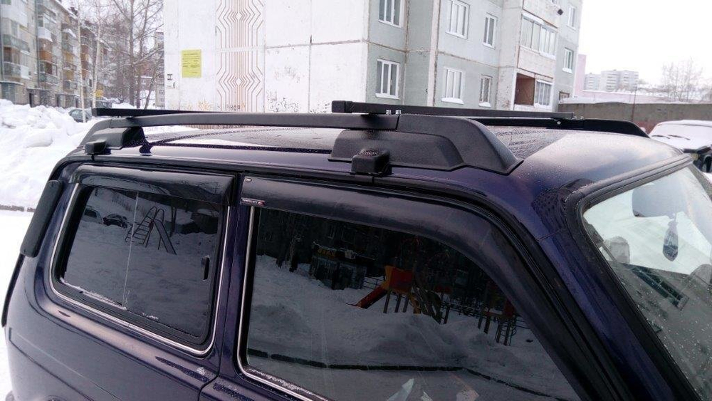 Рейлинги Нива 4x4/Легенд (5 дв) с поперечинами "Усиленные"