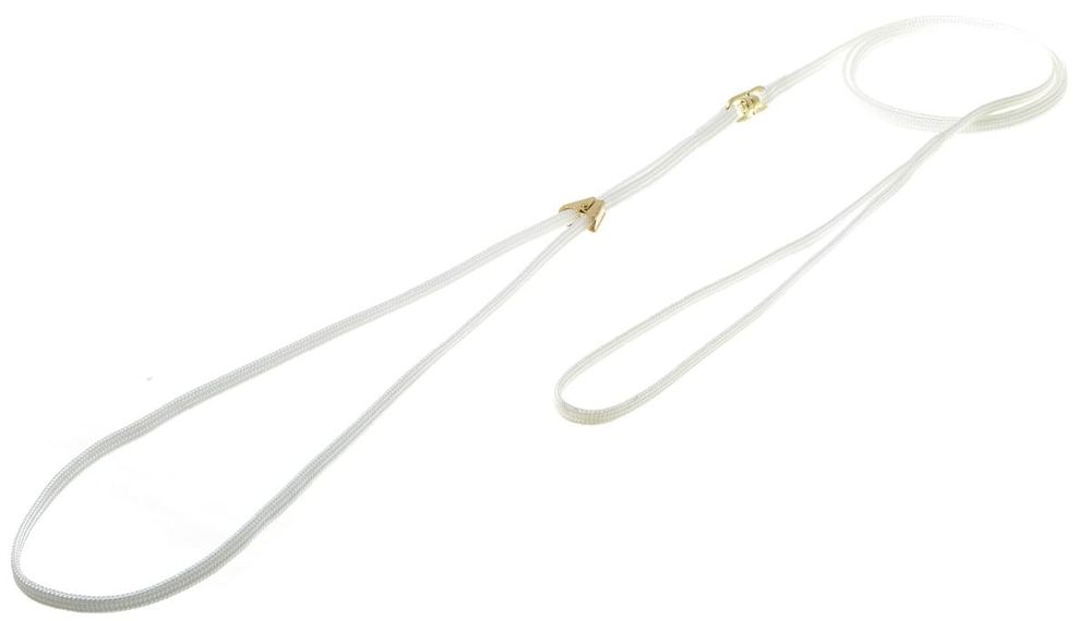 Ринговка (Hello Pet) с кольцом "золото" PEАG-05 (белая) Ринговка (Hello Pet) с кольцом "золото" PEАG-05 (белая)