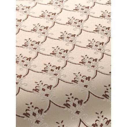 Банкетка "Классик" 350х800 дуб белый/серая патина/жаккард бежевый меланж КБС80МЕЛ