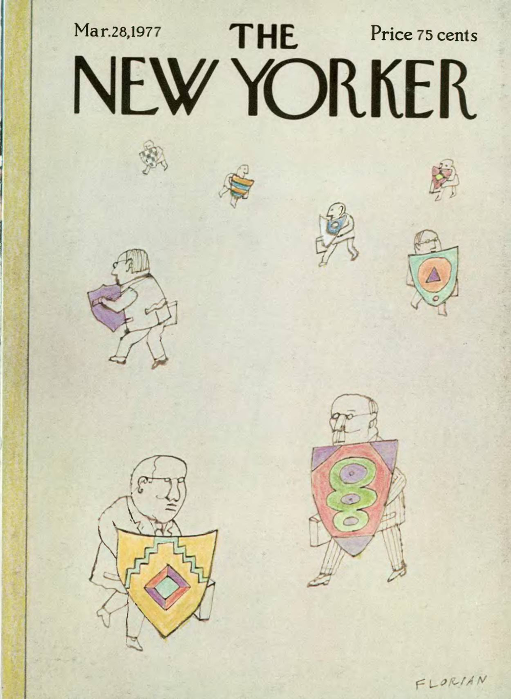 Журнал The New Yorker 28-03-1977, обложка