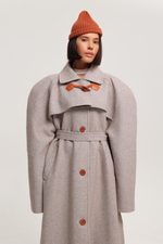 Пальто реглан миди