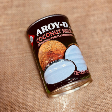 Молоко кокосовое мякоть Aroy-D 17-19%, 400 мл