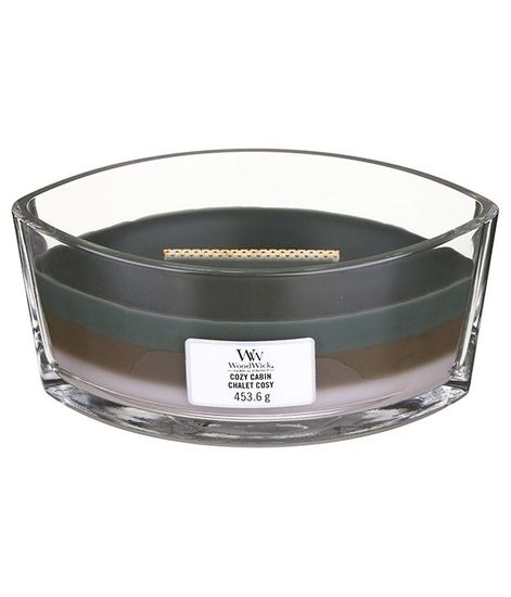 Уютное шале, ароматическая свеча эллипс, WoodWick