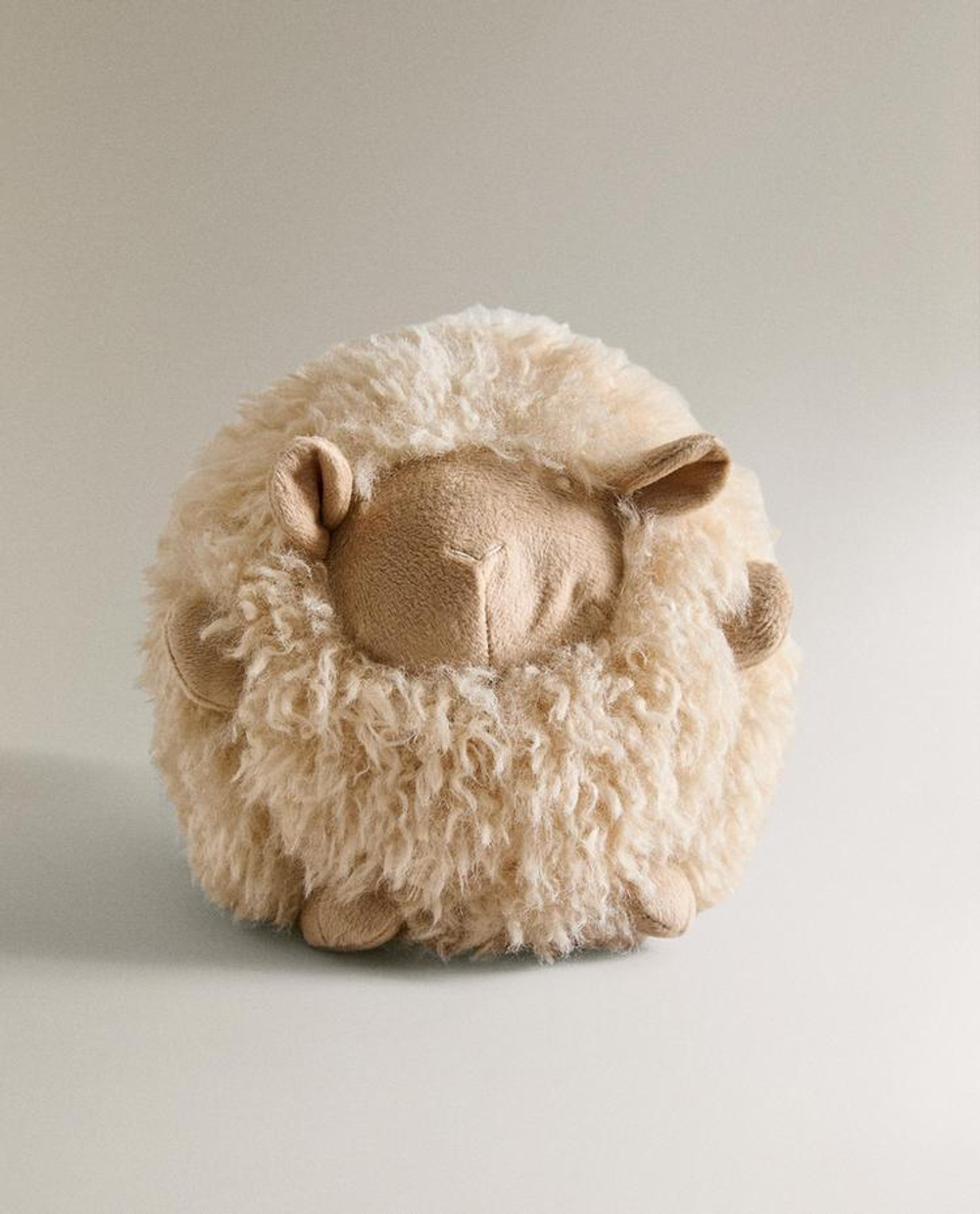 ZARA HOME НОВОГОДНИЙ ОГРАНИЧИТЕЛЬ ДЛЯ ДВЕРИ «ОВЕЧКА», ЭКРЮ