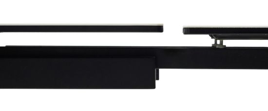 Стол FONDI 180 MARBLES KL-99 Белый мрамор матовый, итальянская керамика/ черный каркас