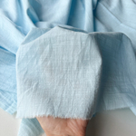 Хлопок "под Лён" Светло-лазурный