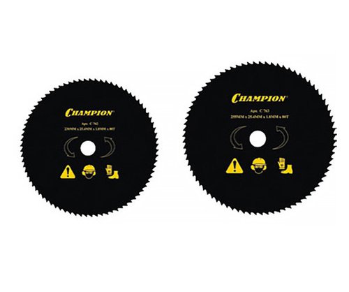 Нож CHAMPION для триммера 80 зубчатый d=255*25.4mm  остроугольные зубцы   C5113