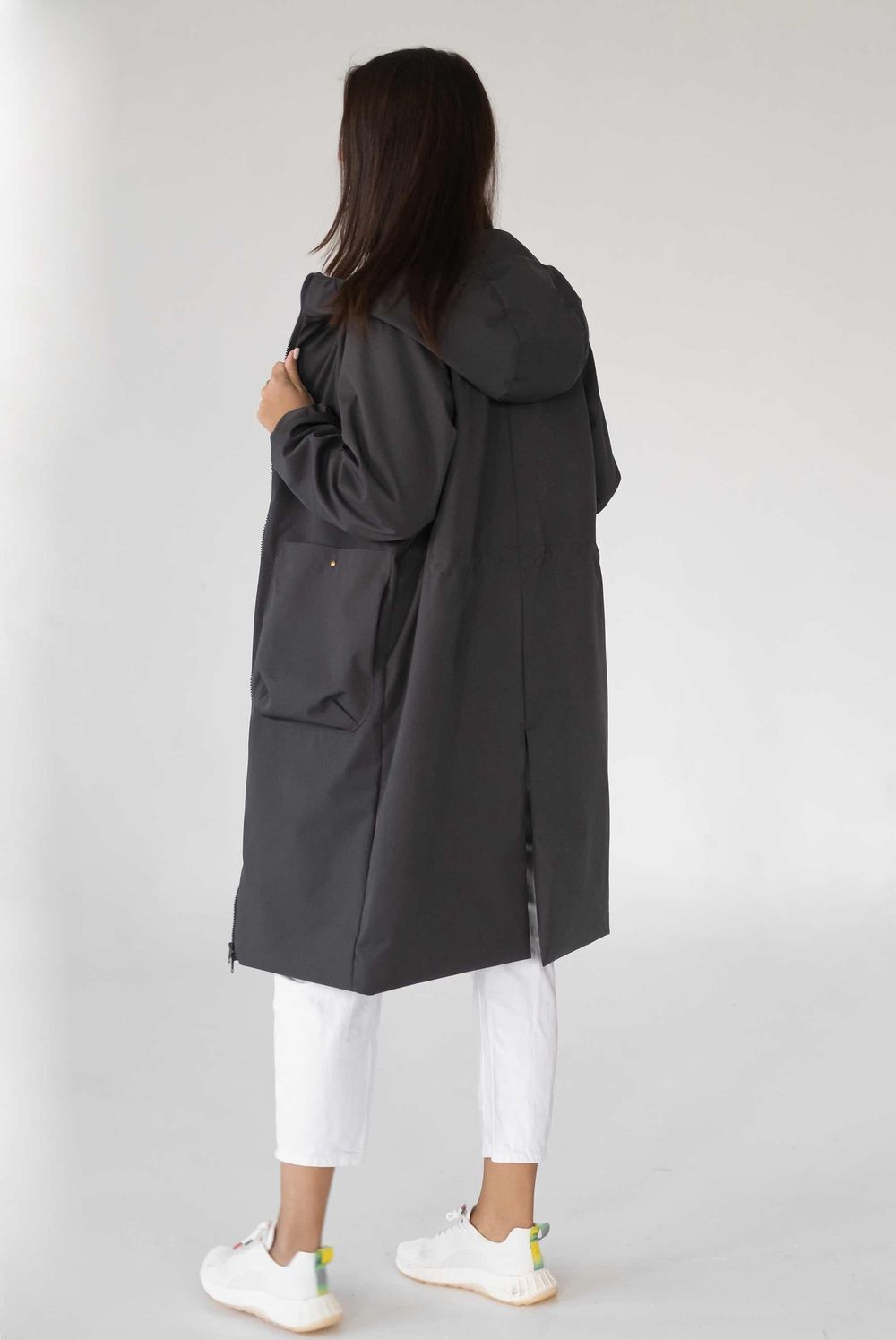 Купить Плащ ko-ko-ko Женский Графитовый Плащ ko-ko-ko Женский Графитовый