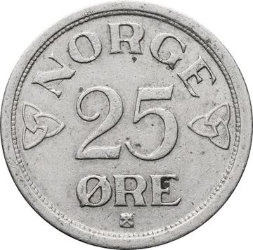 25 эре 1952-1957 Норвегия