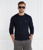 Хлопковый свитер Aeronautica Militare - темно-синий(MA1388L415)