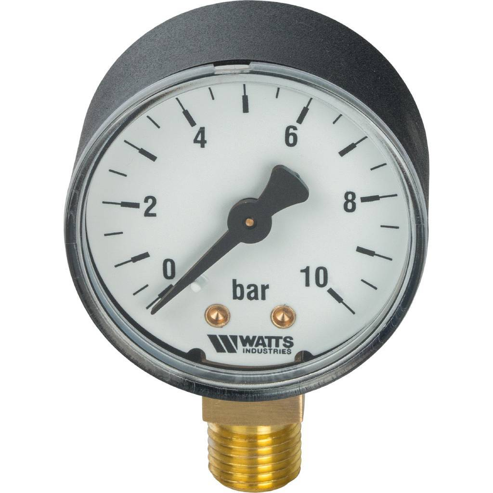 Манометр радиальный WATTS 10 бар 1/4" D50 (F+R200)