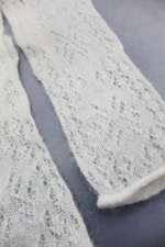 Перчатки ажурные ПЧ228-01 белые