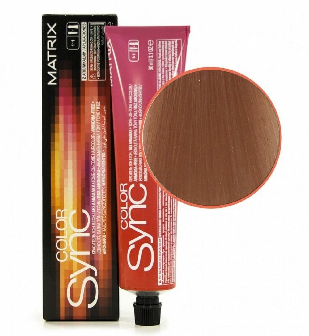 Matrix Краска для волос без аммиака SoColor Sync Pre-Bonded 10MM Очень-очень светлый блондин мокка мокка, 90 мл