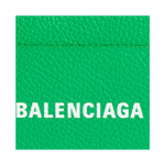 Balenciaga Grain Calfskin Card Holder Women"s Green
