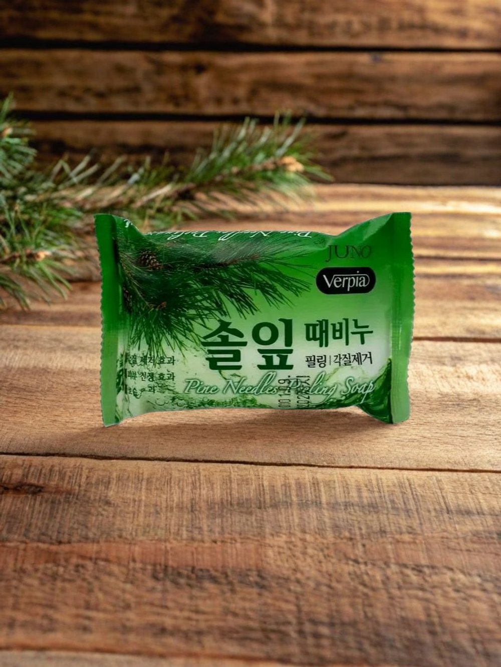 "Juno" мыло с экстрактом сосна,150гр.