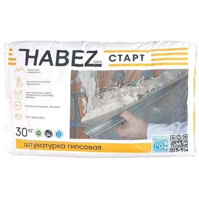 Штукатурка гипсовая HABEZ СТАРТ 30кг