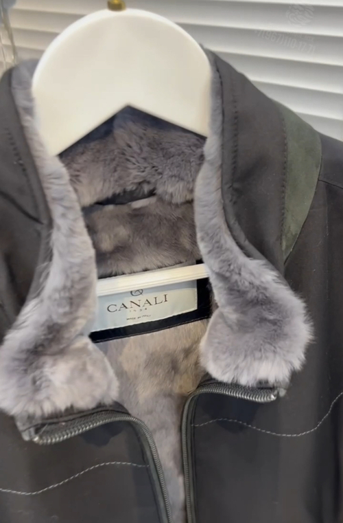 Куртка Canali с мехом