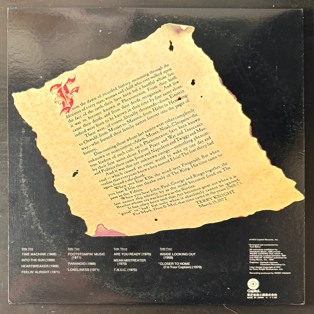 Grand Funk Railroad ‎– Mark, Don & Mel 1969-71 2LP (Япония 1972г.)