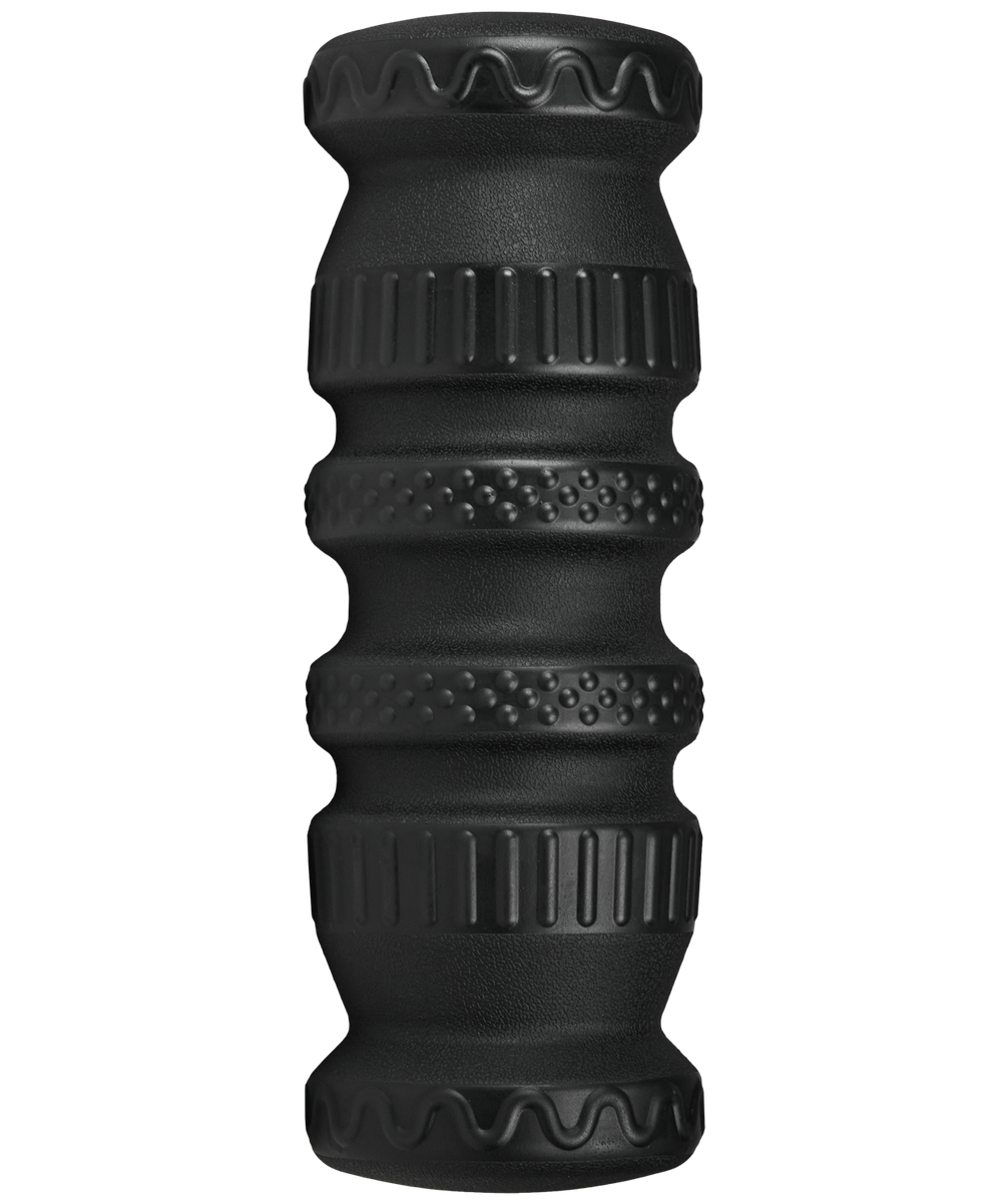 Ролик массажный FA-526, PU, средняя жесткость, 30x10 см, черный