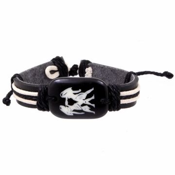 Фенечка - 23 Близнецы (белая нить)