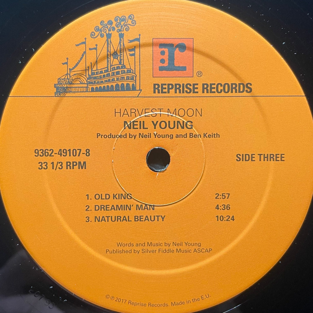 Neil Young ‎– Harvest Moon 2LP (Европа 2017г.)