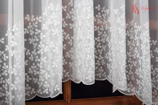 Штора-арка Petite сетка (тёплый белый)