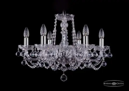 Подвесная люстра Bohemia Ivele 1402/6/195/Ni/Balls