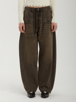 Женские Джинсы Washed Brown Elasticated Balloon