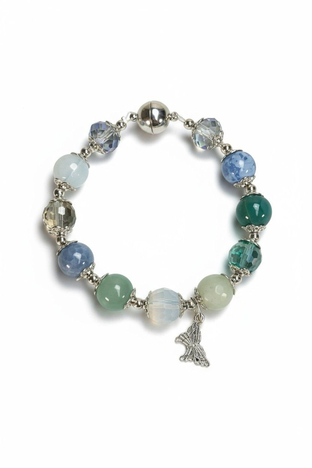 Браслет из бусин с магнитной застежкой